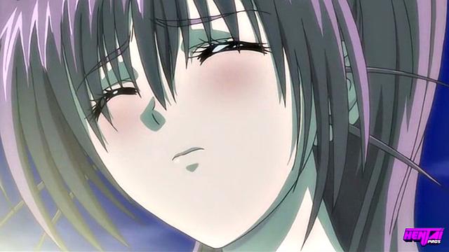 Akitoshi fucks his busty stepsister and horny shinigami, fills both with cum and drinks their milk in wild pool sex