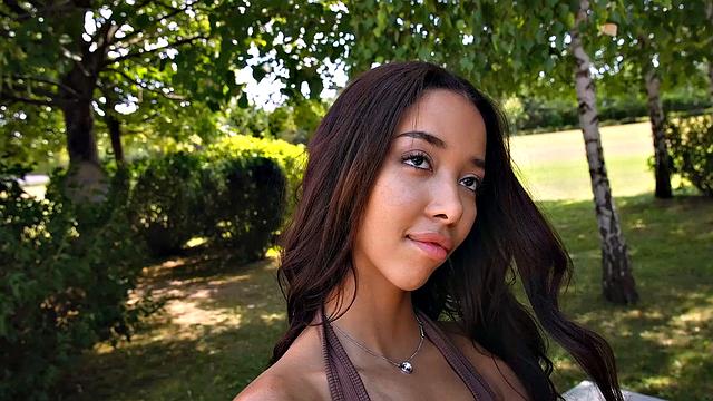 ADULT TIME - Spinner Lia Lin Will Take Dick ANYWHERE! Petite Babe Enjoys Foot Worship Outdoor Fuck