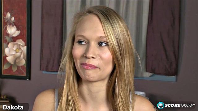 Horny Teen Dakota Puts on a Show and Cums Hard