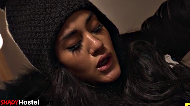 Beautifil ebony pussy destroyed