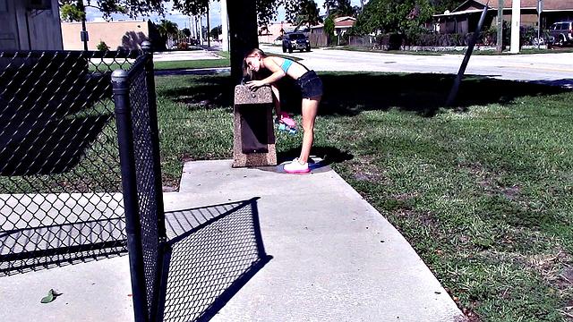 Tiny Girl Takes a Tumble