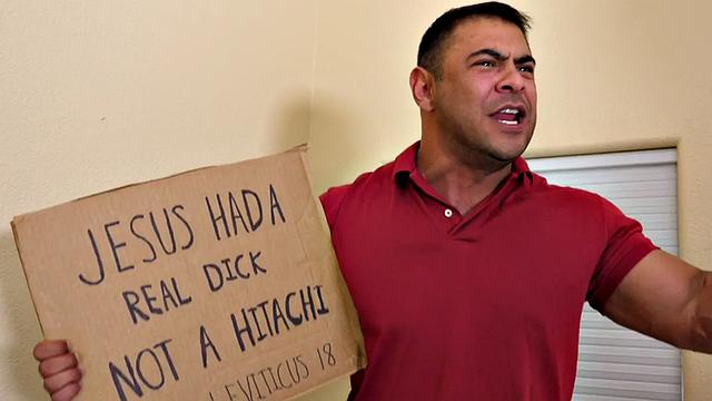 Bisexual facesitting busty MILF in 3way