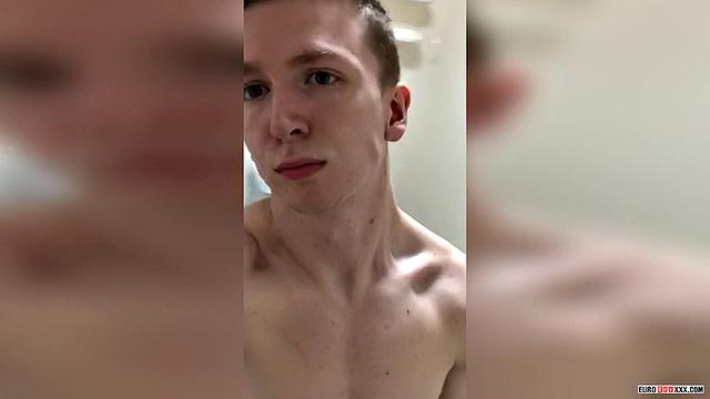Gym Twink Alexander Light Gets Busy In the Restroom