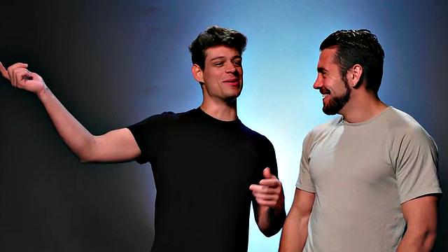 Handsome jock barebacks BF in tight ass until cumshot