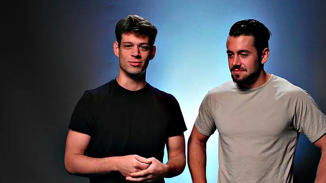 Handsome jock barebacks BF in tight ass until cumshot