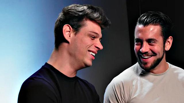 Handsome jock barebacks BF in tight ass until cumshot