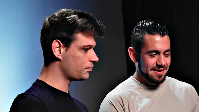 Handsome jock barebacks BF in tight ass until cumshot