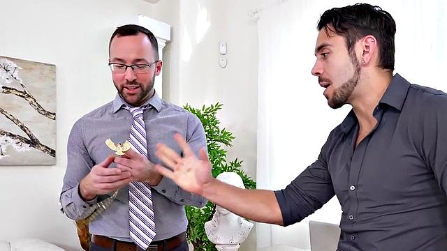 Office straight guy fooled and fucked