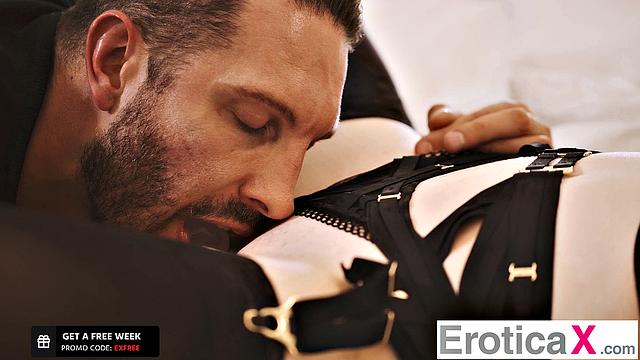 Submissive Beauty Makes Passionate Love To Handsome BF - Evelyn Claire - EroticaX