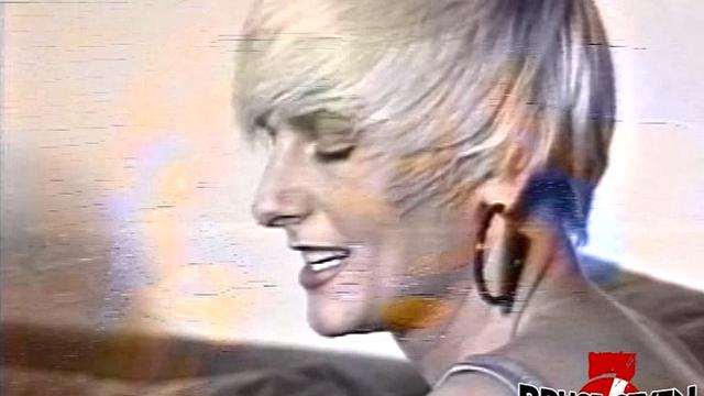 Busty dyke dominatrix punishes sub after playing with Moms, Hardcore, Milf