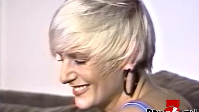 Busty dyke dominatrix punishes sub after playing with Moms, Hardcore, Milf