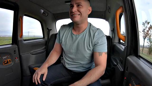 Real busty cab driver ravaged