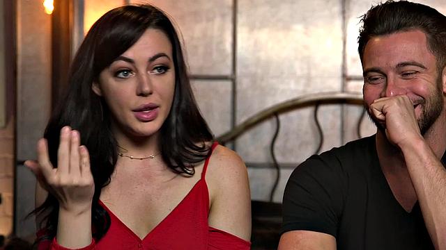 брюнетка-сабмиссивка получает анальный и порку от своего парня