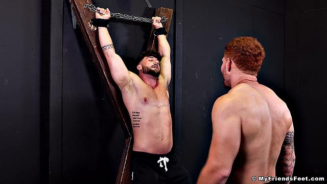 Heath loses control as Jeremiah tickles him into submission