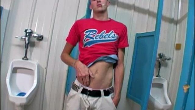 Nevada Adams is a 19 year old Texas boy with 9 inches of uncut cock swinging between his legs. This green-eyed, big dicked cutie enjoys having sex in public bathrooms.  Enjoy his solo jack off show!