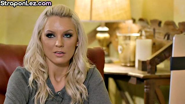 Lesbian office ladyboss dining at the Y