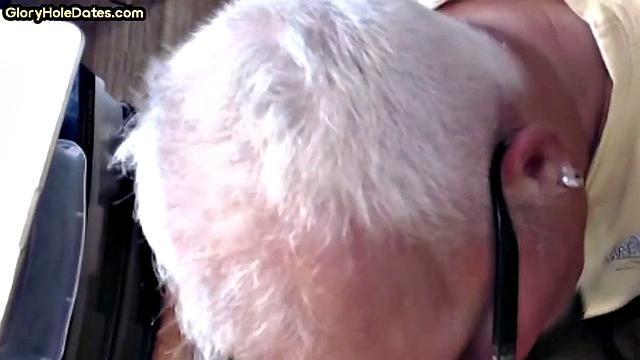 Amateur mature visit gloryhole