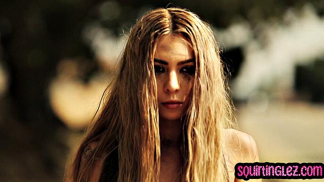 Hot babe gets dominated by lesbo