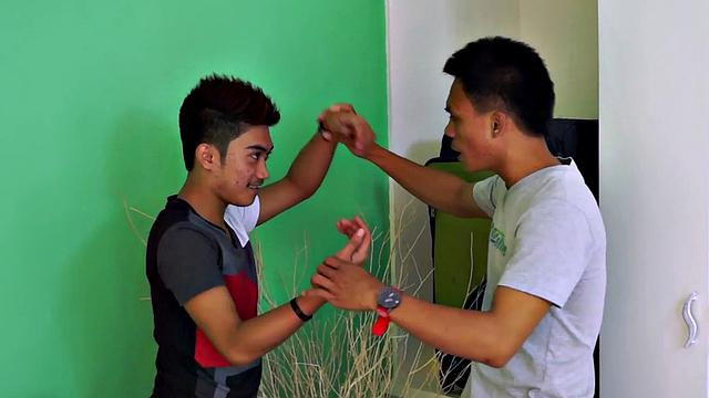 Amateur Asian 21yo rides BF at home after bondage BJ