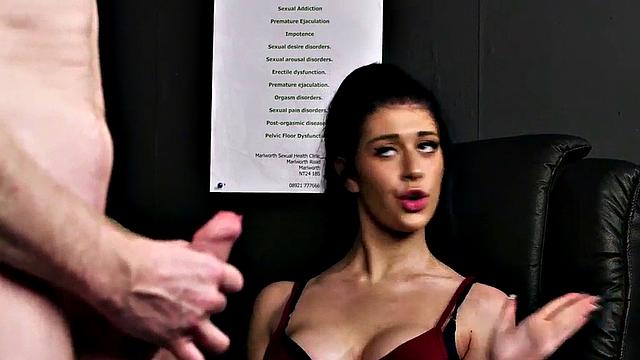 CFNM British voyeur teases wanker till fresh load