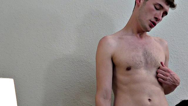 Tattooed trans jock fucked on pussy