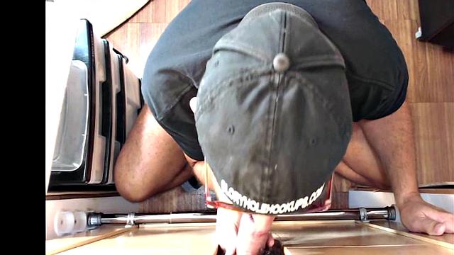 Gloryhole amateur gets fucked in asshole after BJ