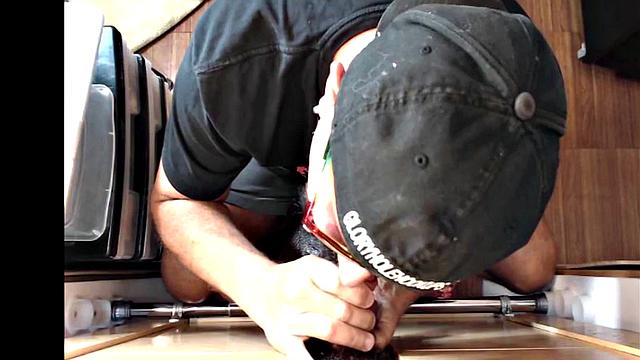 Gloryhole amateur gets fucked in asshole after BJ