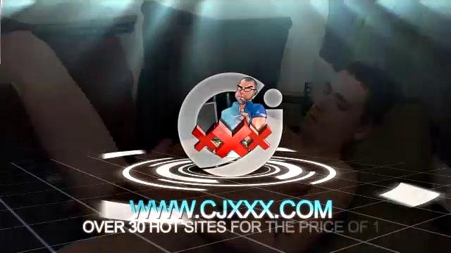 Dan Doe gets comfortable, works up a boner through his pants, gets naked, strokes his hard cock to the porn video, and shoots a high flying wad of warm cum onto his chest.