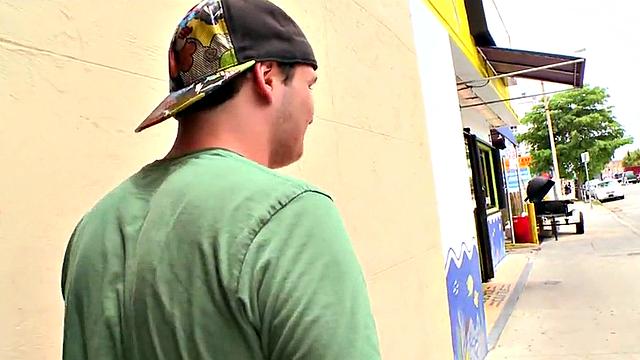 Real Nubian thuggoing gay from straight in outdoor public sex