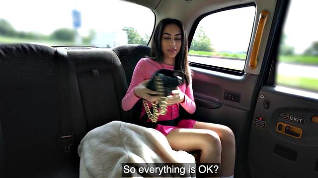 Stunning 21yo got pussyfucked in the fake taxi