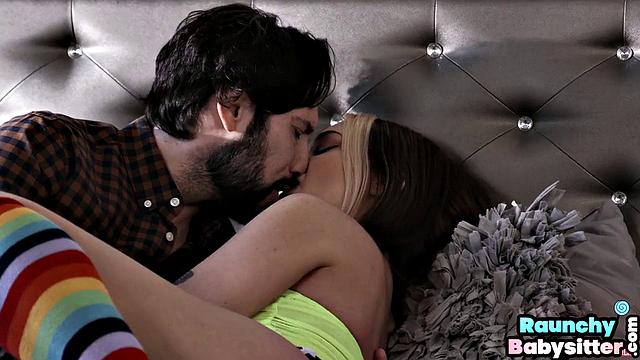 Big ass stockings bae smashed by boss