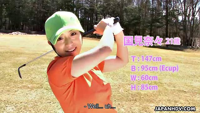 Beautiful Nana Kunimi gets two nice cocks