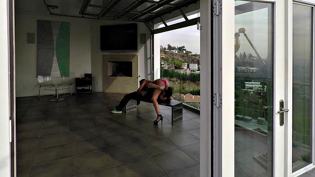 Brunette Bangs the Drone Hunter!