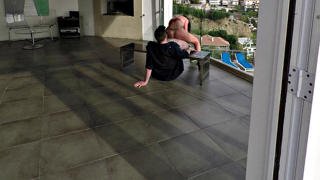 Brunette Bangs the Drone Hunter!