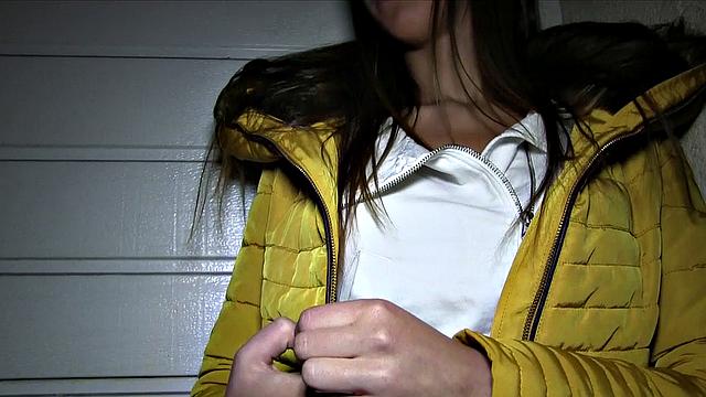 Shy Brunette Fucks for Money