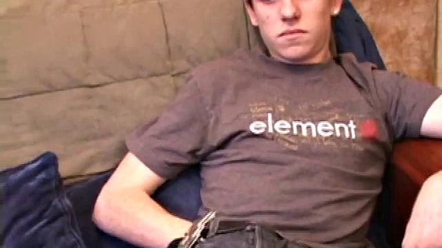 Marc Sterling and Mason Night are on the sofa working their dicks, before Marc goes down on his buddy. In no time Marc squirts a monster load with Mason's cock in his mouth. Then Mason pumps out a warm cum load onto his stomach.