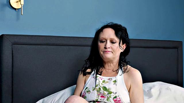 SHAME4K. Cock of stepson's friend is better for the mature than dildo