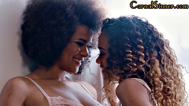 Lesbian naughty ebonys penetrated