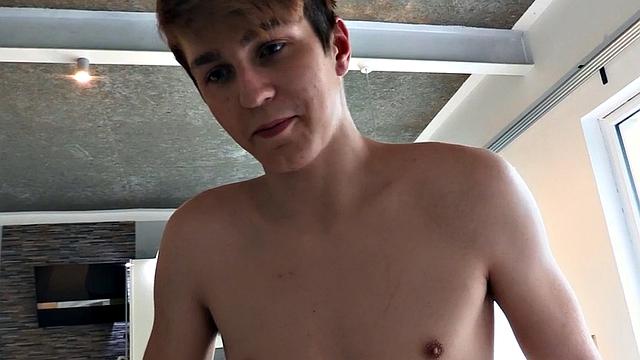 Straight Euro stud picked up and POV fucked by daddy