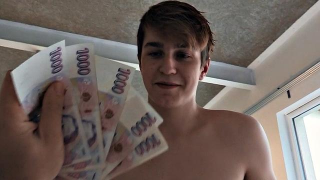 Straight Euro stud picked up and POV fucked by daddy