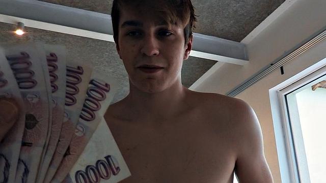 Straight Euro stud picked up and POV fucked by daddy