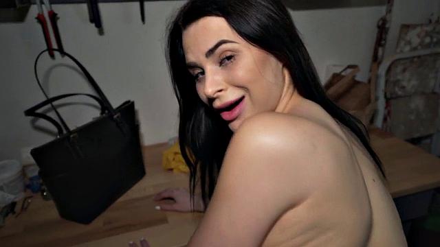 Picked up babe fucked in POV after throating