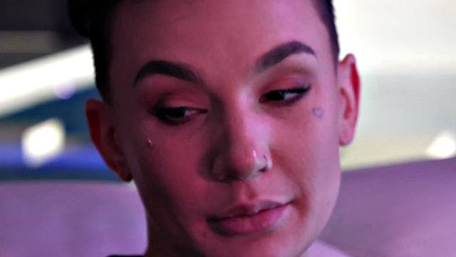 Smoking queer with tattoos licks Ebony pussy before being licked