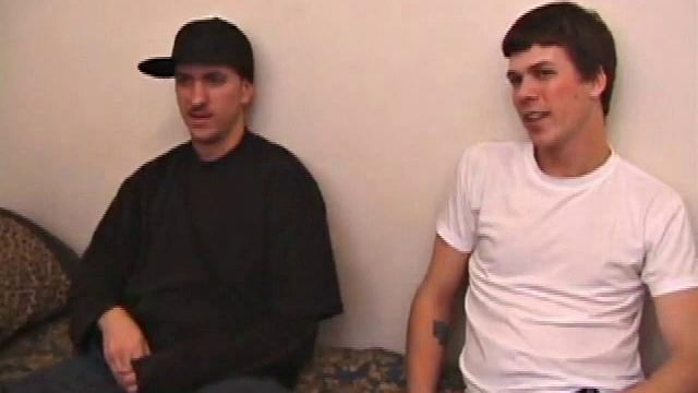 Casper Cox brags about his last conquest to Matthew Matters before they strip out their clothes. Matthew gets Casper to suck his cock then he returns the favor and they switch off until Matthew suggests fucking Casper.