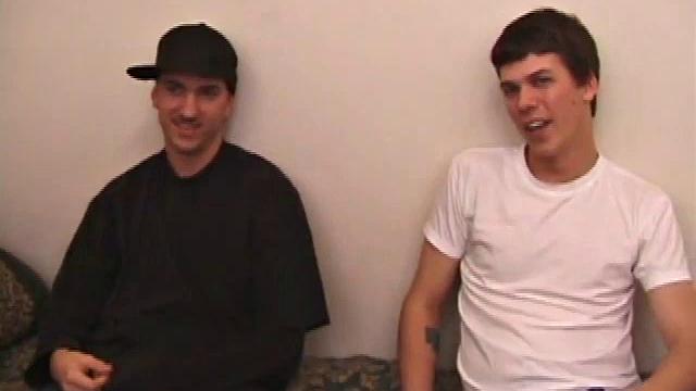 Casper Cox brags about his last conquest to Matthew Matters before they strip out their clothes. Matthew gets Casper to suck his cock then he returns the favor and they switch off until Matthew suggests fucking Casper.