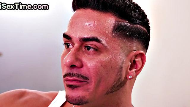 Inked bi bae sharing cock with her BF in MMF 3some