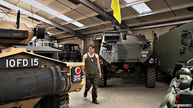 Dylan Thorne & Olly Tayler: Army Twinks Have Sex