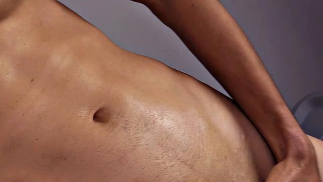 Ezra is a gorgeous young Latino, with a buff smooth body and big uncut cock. I've been trying to get a video of him for a long time, but he does not want to show his face.