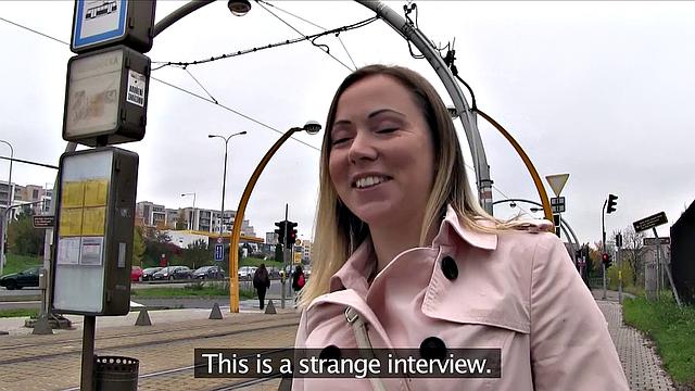 Cute Blonde Opens for Free Transit