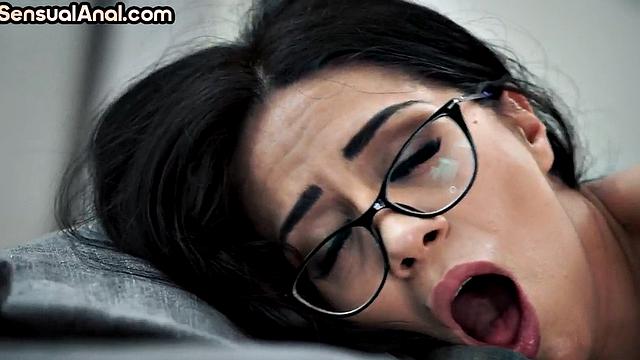 Sensational anal bae fucked by big dick in doggystyle